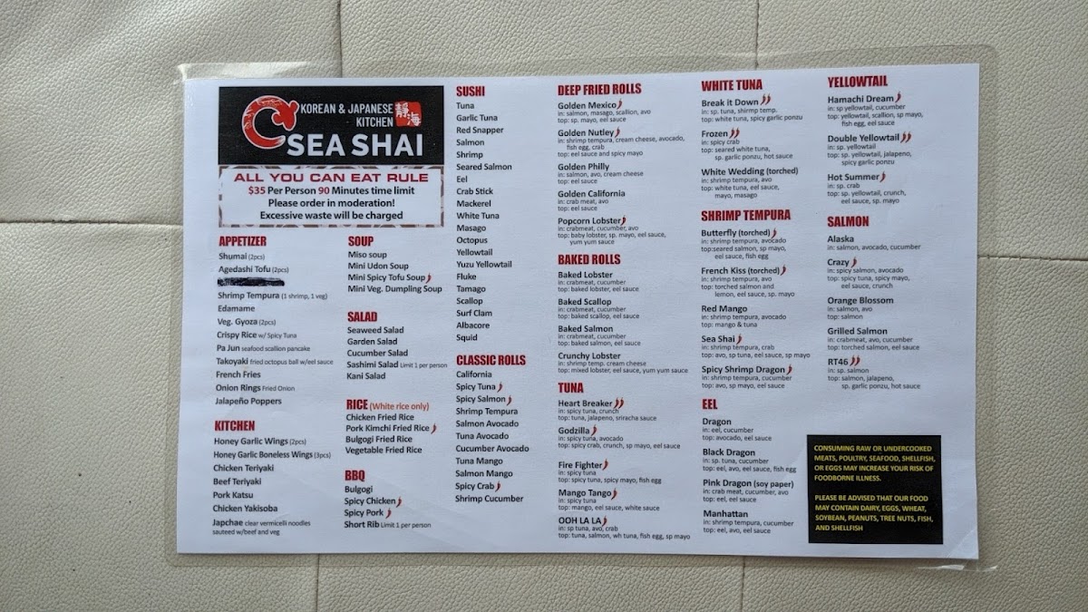 Menu Sushi Village-8